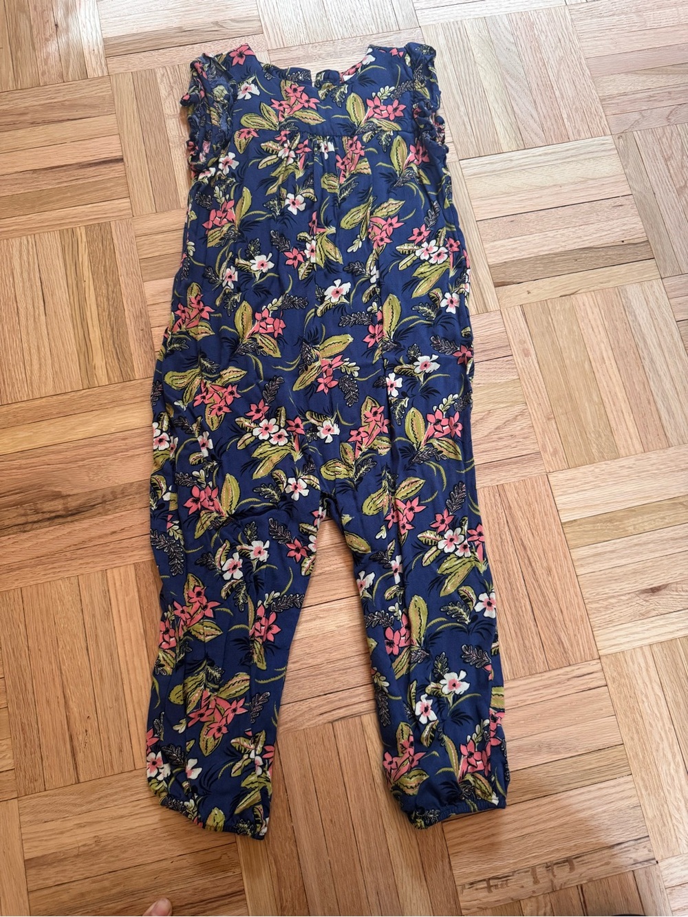 Ralph Lauren Navy Floral One-Piece Romper